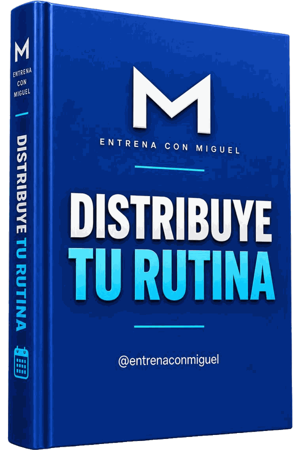 Portada de la guia gratuita Distribuye tu rutina, de Entrenaconmiguel